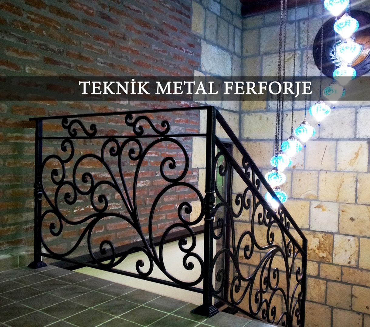 Ornament Ferforje Merdiven Korkuluğu